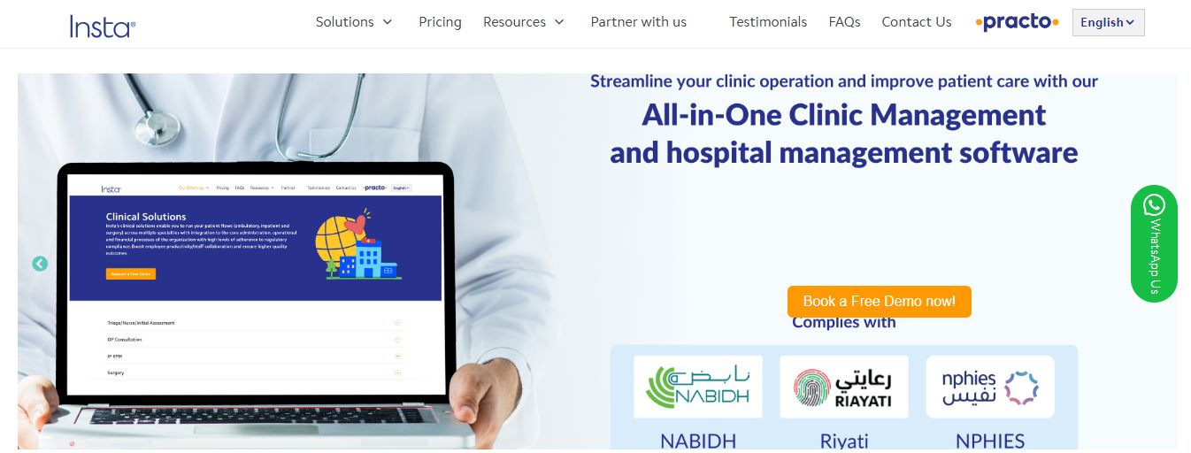 Insta - Clinic Management Software Screenshot 2