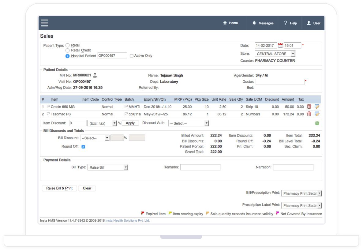 Insta - Clinic Management Software Screenshot 4