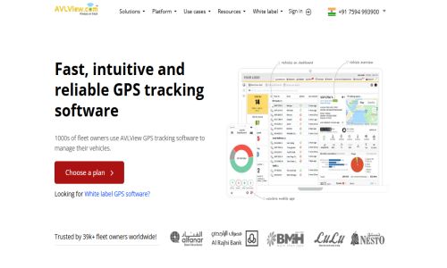 AVLView GPS tracking software Screenshot 1