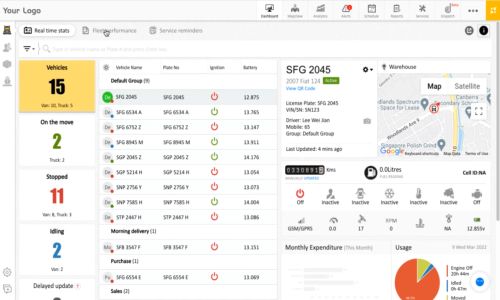 AVLView GPS tracking software Screenshot 2