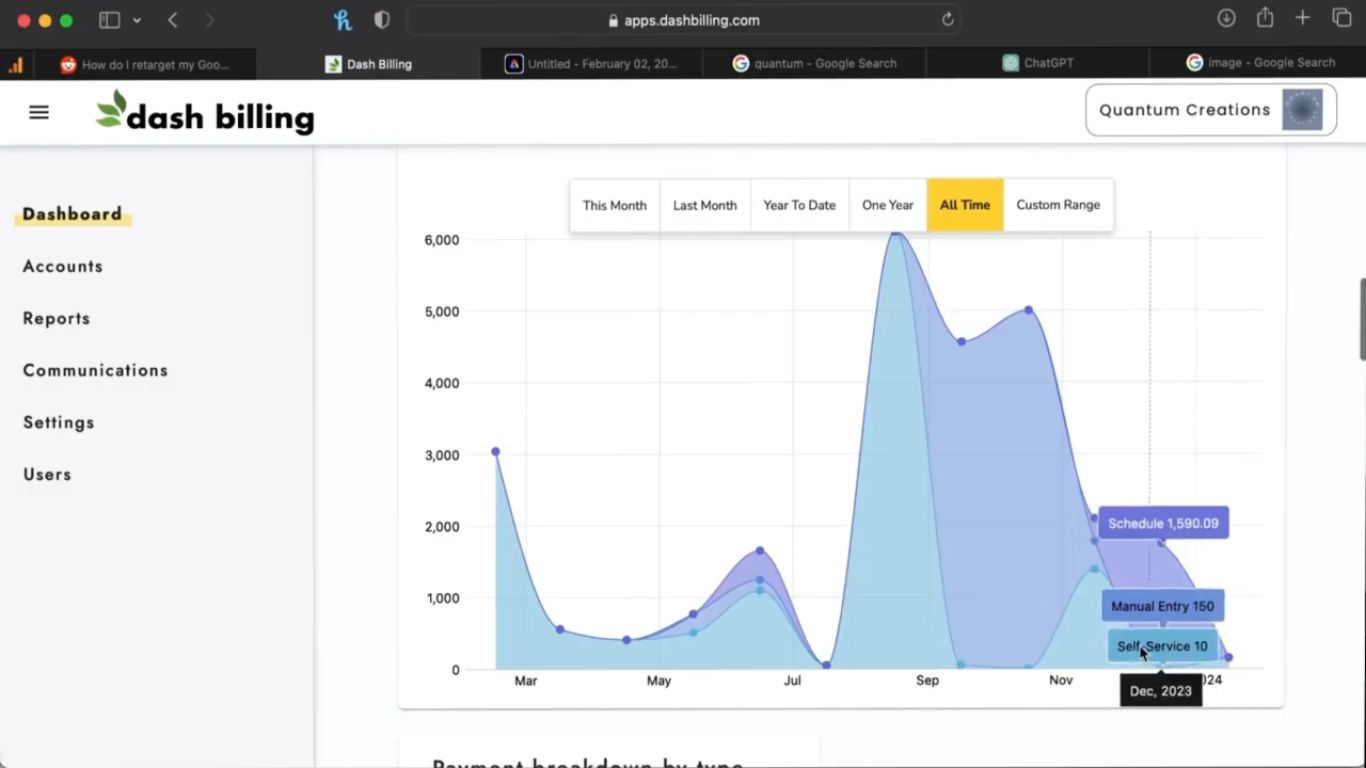 Dash Billing Screenshot 2