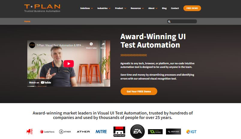 T-Plan Automation Screenshot 1