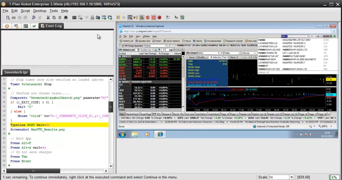 T-Plan Automation Screenshot 7