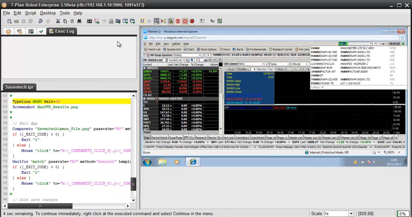 T-Plan Automation Screenshot 9