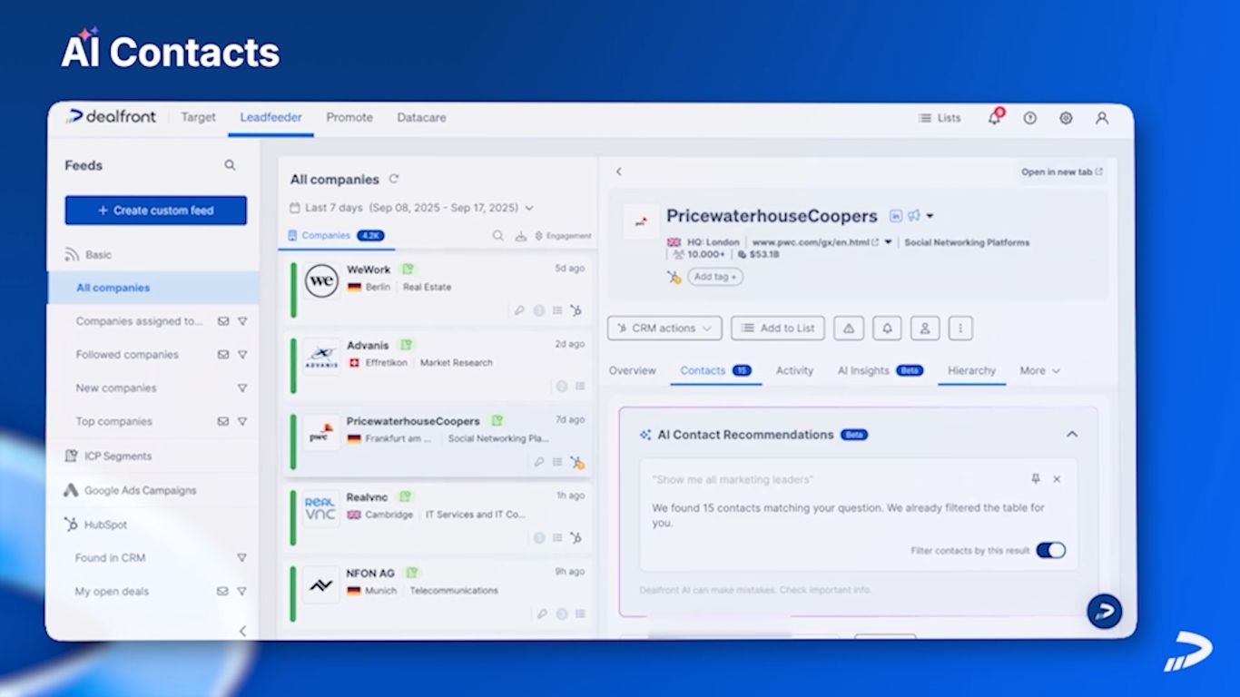 dealfront Screenshot 5