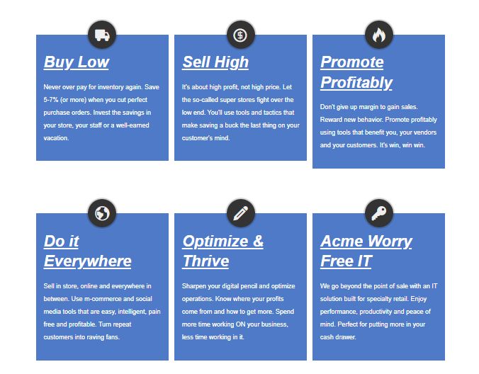 Acme Point of Sale Software Screenshot 2