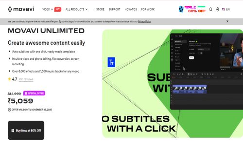 MOVAVI UNLIMITED Screenshot 1