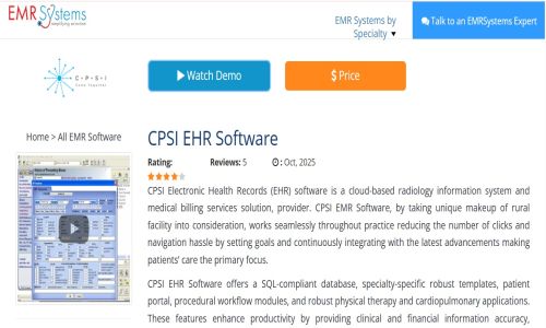 CPSI EHR Software Screenshot 1