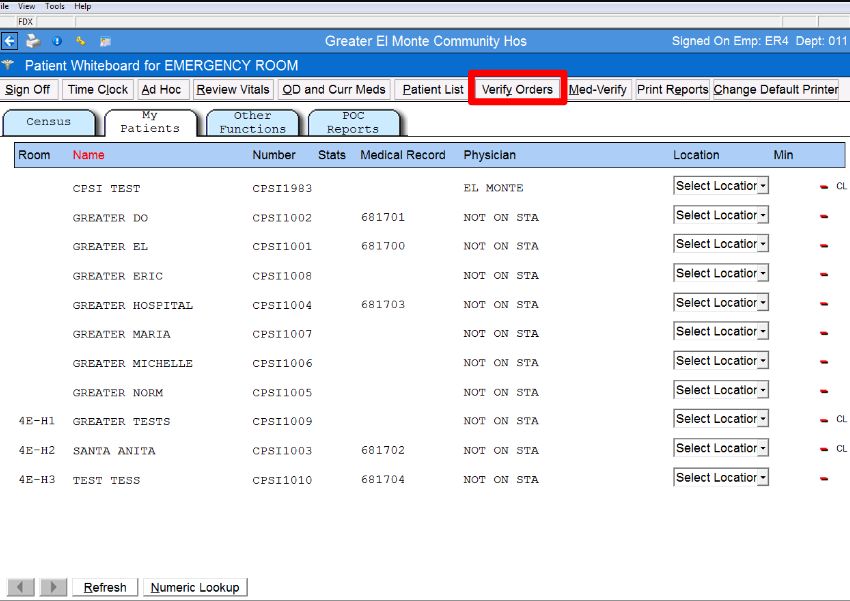 CPSI EHR Software Screenshot 4