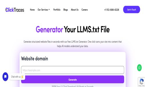 LLMS.txt Generator Screenshot 1