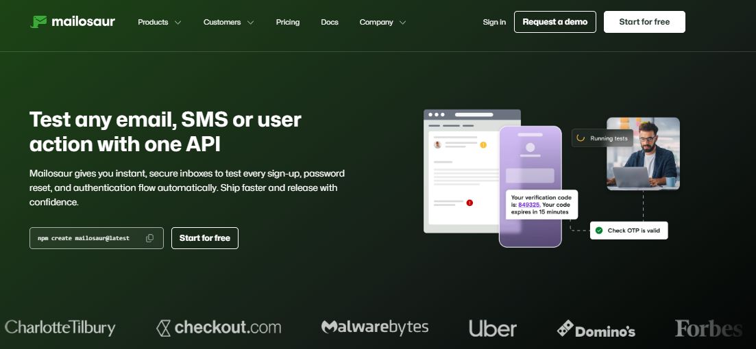 Mailosaur Screenshot 5
