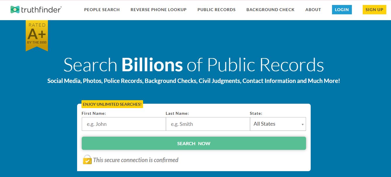 TruthFinder  Screenshot 1