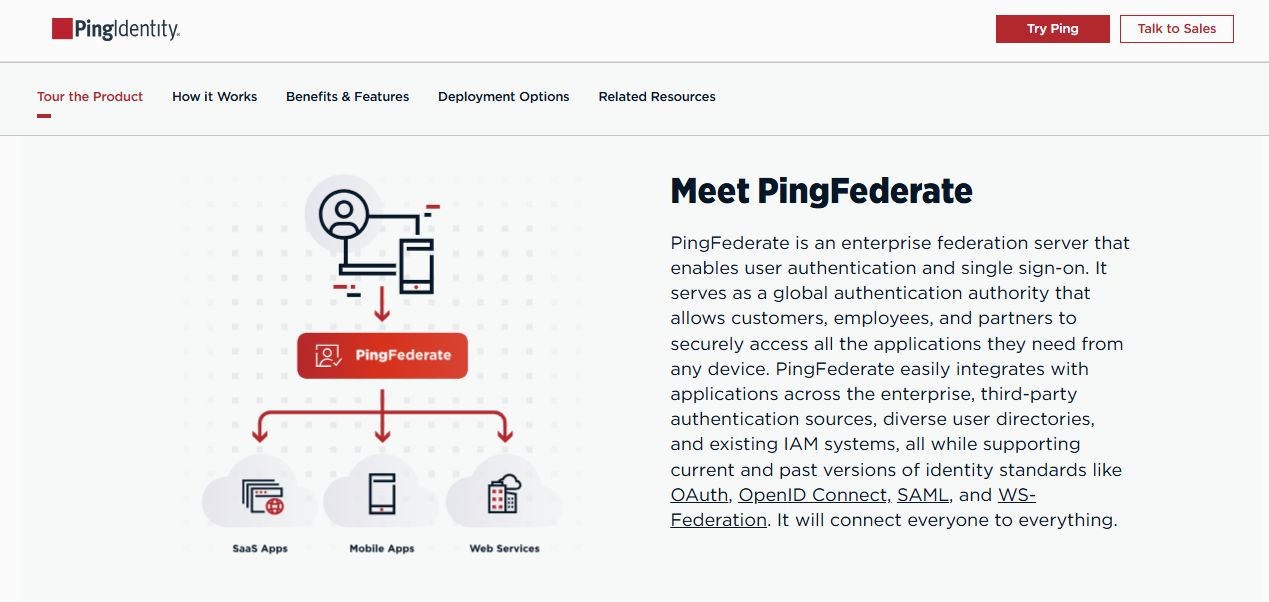 PingFederate Screenshot 1