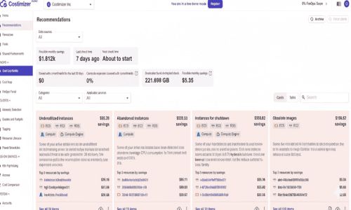 Costimizer Screenshot 1