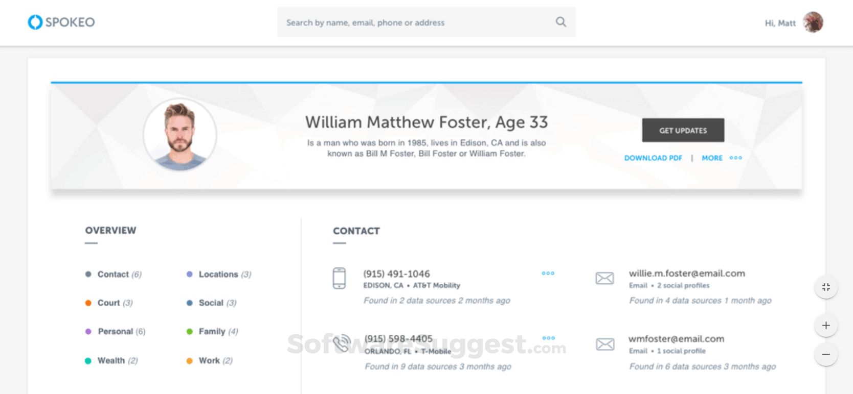 Spokeo Screenshot 9