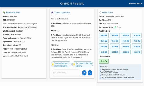 OmniMD Medical Billing Software Screenshot 1