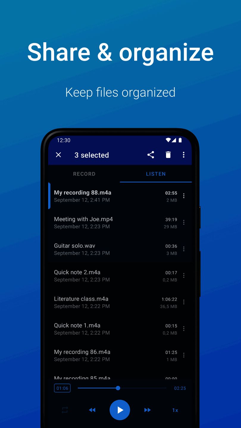 Easy Voice Recorder Screenshot 3