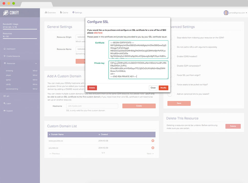 CDNify Screenshot 5