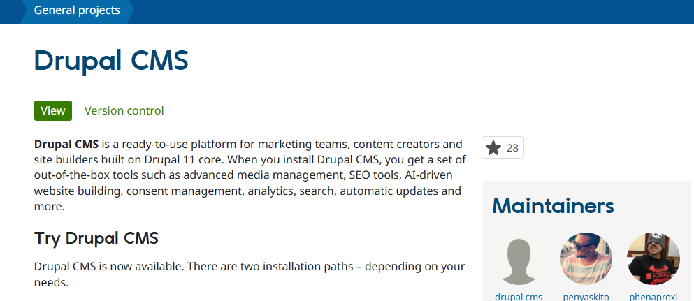 Drupal CMS Screenshot 7