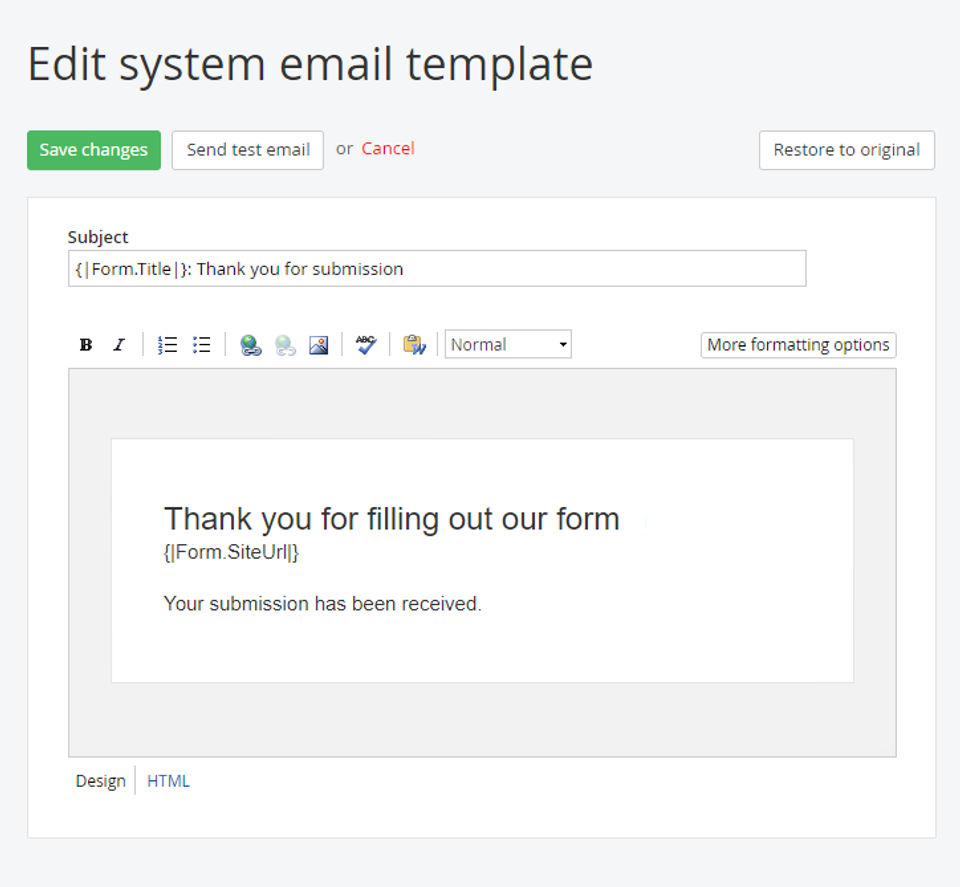 Sitefinity Screenshot 2