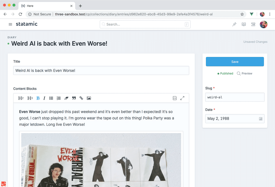 Statamic Screenshot 5