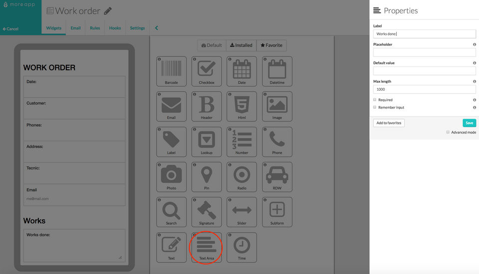 MoreApp Forms Screenshot 4