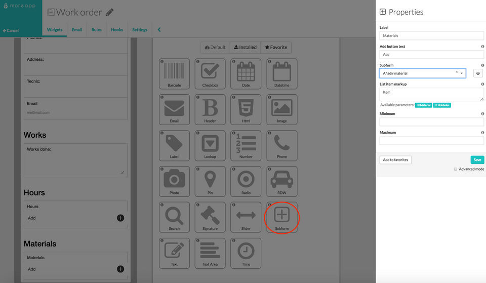 MoreApp Forms Screenshot 5