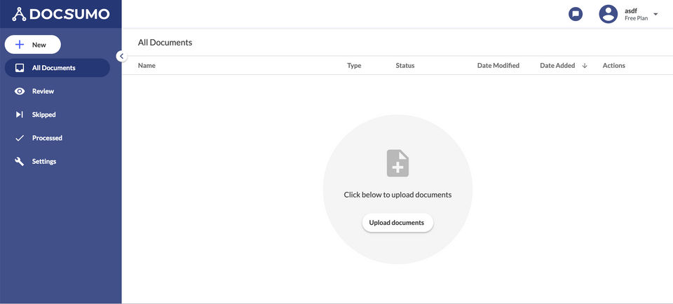 Docsumo Screenshot 1