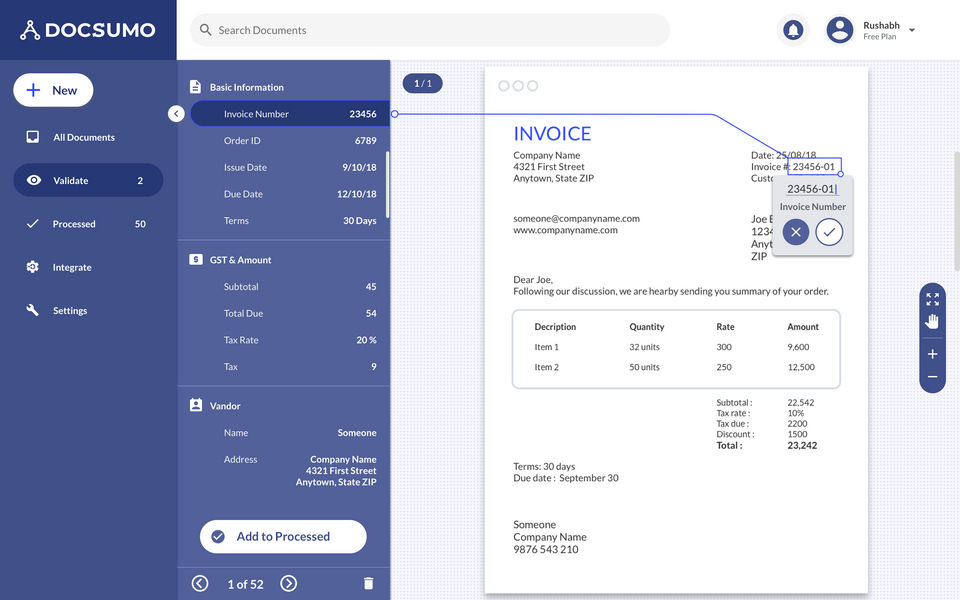 Docsumo Screenshot 3