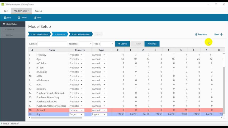 DMWay Analytics Engine Screenshot 1
