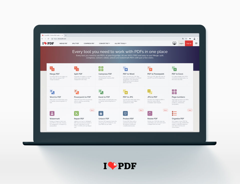 iLovePDF Screenshot 1