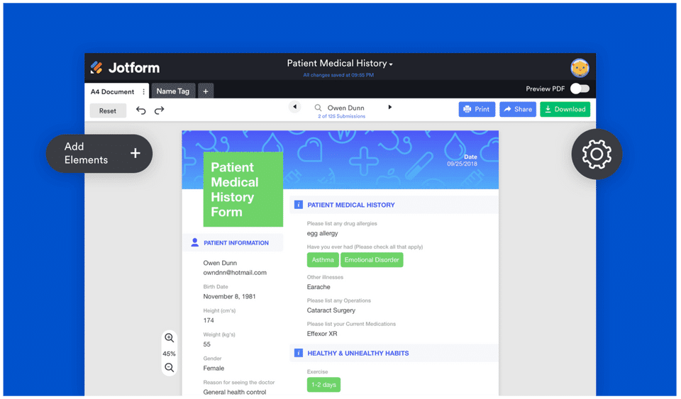 Jotform PDF Editor Screenshot 3