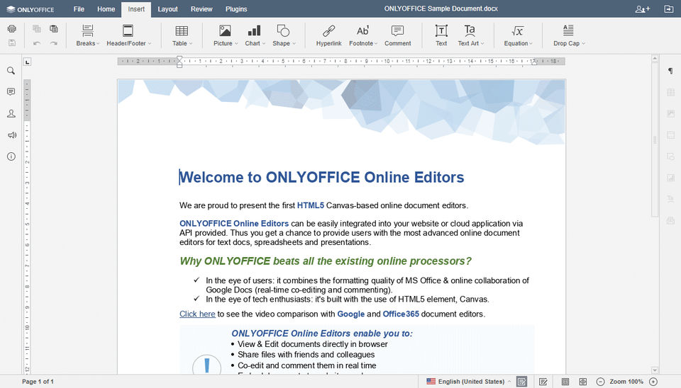 ONLYOFFICE Screenshot 1