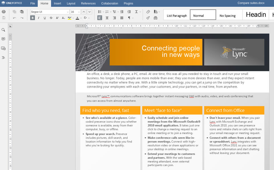 ONLYOFFICE Screenshot 4