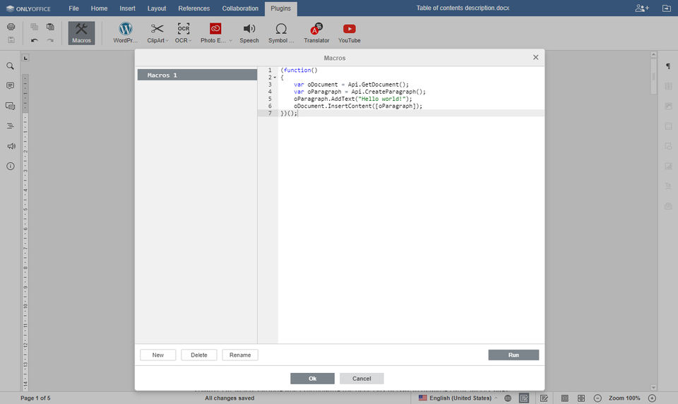 ONLYOFFICE Screenshot 5