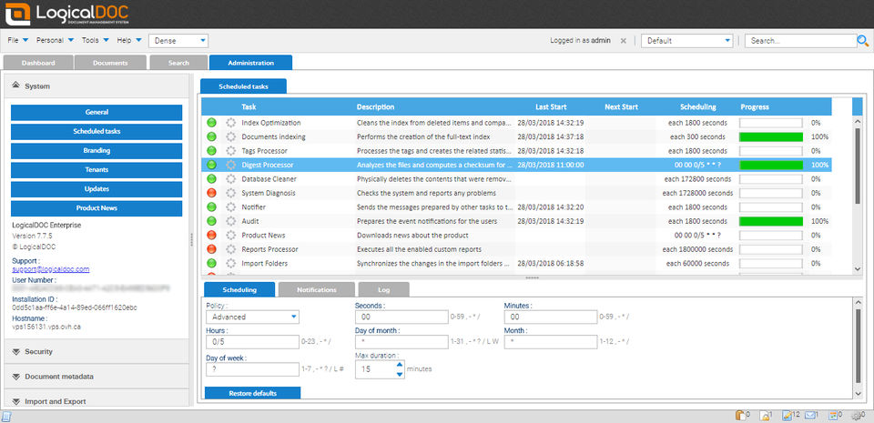 LogicalDOC Screenshot 2