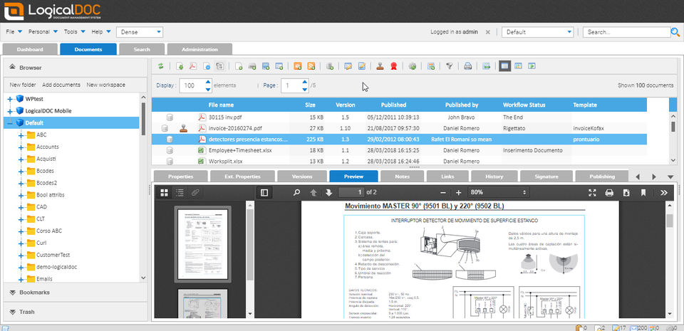 LogicalDOC Screenshot 7