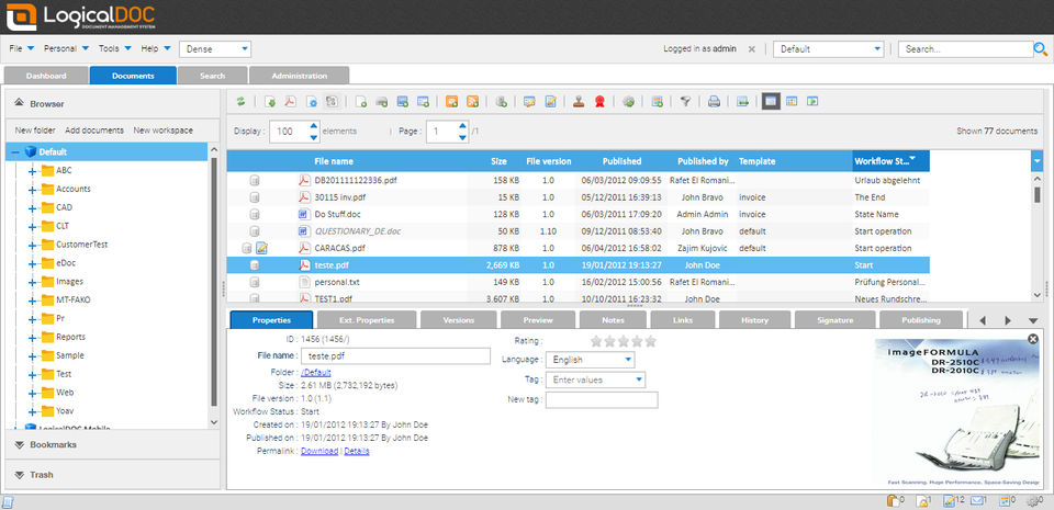 LogicalDOC Screenshot 8