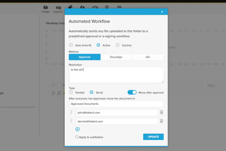 Folderit Screenshot 2