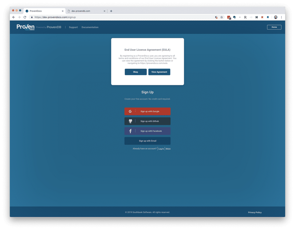 ProvenDocs Screenshot 1