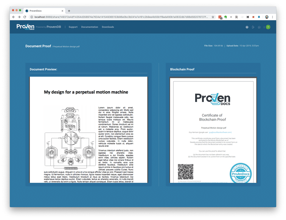 ProvenDocs Screenshot 4