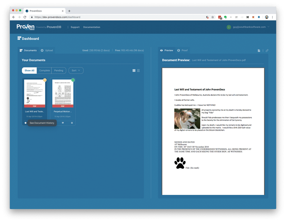 ProvenDocs Screenshot 6