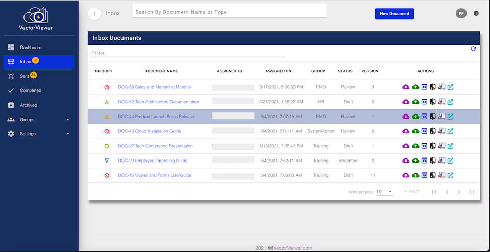 VectorViewer Screenshot 1