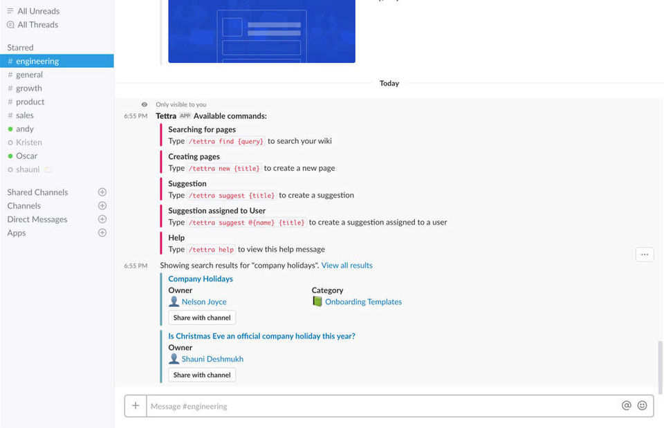 Tettra Screenshot 2