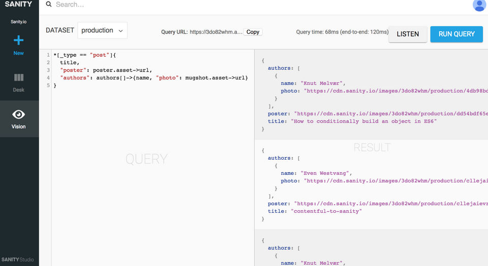 Sanity Screenshot 2
