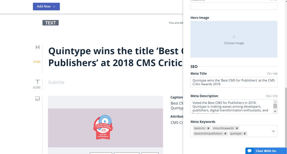 Quintype Screenshot 4