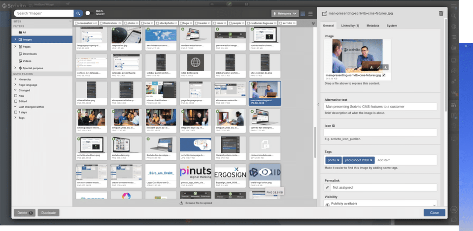 Scrivito Screenshot 1