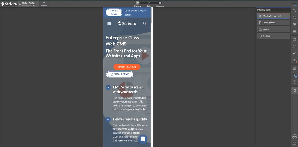 Scrivito Screenshot 8