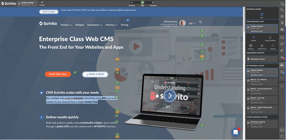 Scrivito Screenshot 10