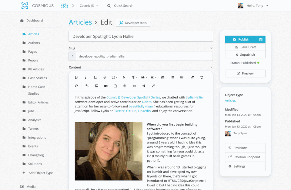Cosmic JS Screenshot 6